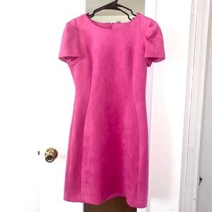 Calvin Klein Pink Suede Dress
